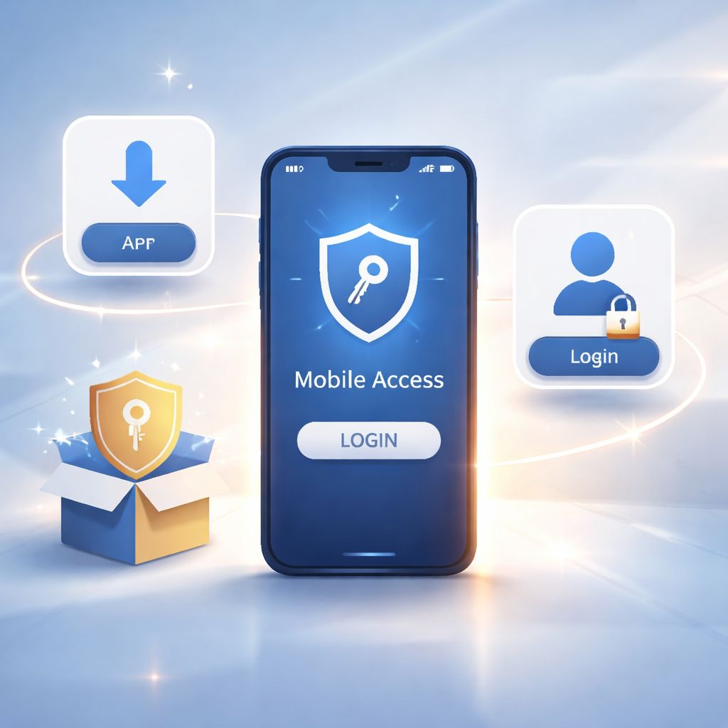 Acceso a la app WINORO desde un smartphone en México